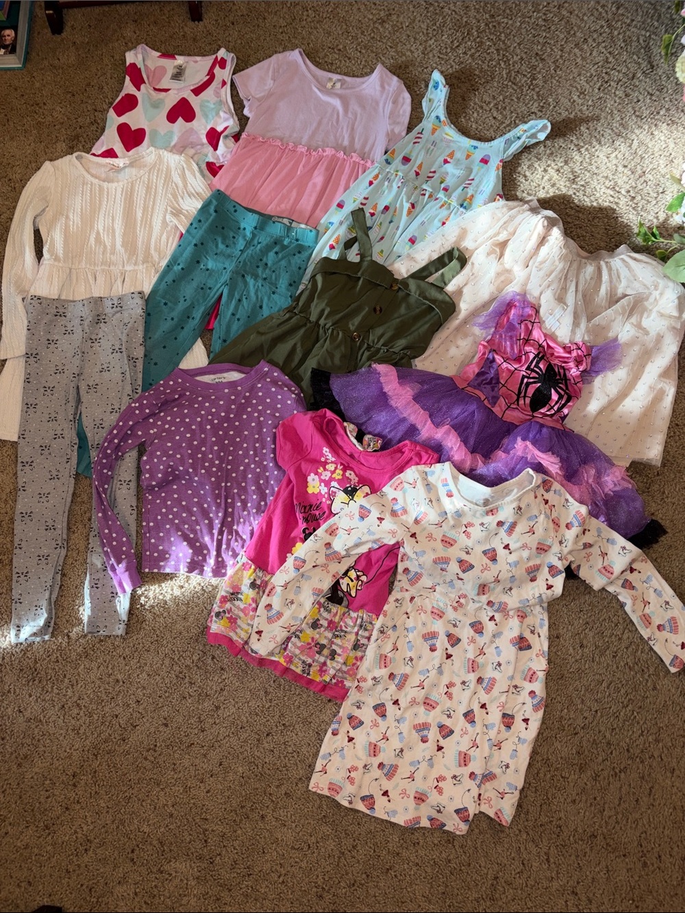 Girls Mixed 12 piece Clothing Lot size (6-6X) Dresses Pants Tops Costumes